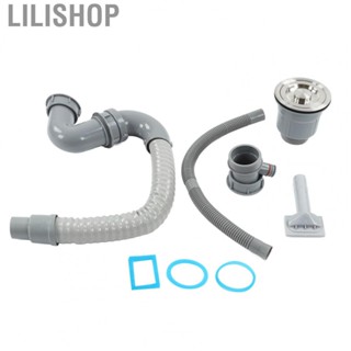 Lilishop Sink Drain  Kit  Sink Drain Assembly S Bend  for Bathroom