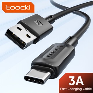 Toocki 3A USB Type C สายชาร์จเร็ว QC3.0 2.4A USB เป็น Micro 1OS ส่งข้อมูล