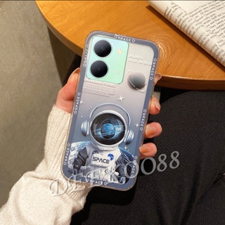 เคสโทรศัพท์มือถือ TPU นิ่ม กันกระแทก ลายนักบินอวกาศ สําหรับ VIVO Y36 Y78 V27 V27e Y02A Y02T X90 Pro iQOO Z7 Z7x 5G 4G 2023 VIVOV27 VIVOY36