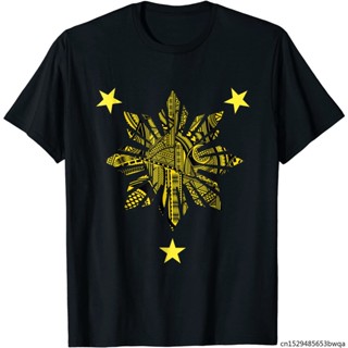 เวรเอ้ย  [COD]พร้อมส่ง เสื้อยืดแขนสั้น ผ้าฝ้าย 100% พิมพ์ลายรอยสัก Filipino Heritage หลายสี แฟชั่นฤดูร้อน สําหรับผู้ชายS