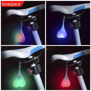 Lovespace ไฟท้ายจักรยาน LED รูปหัวใจ กันน้ํา P4Z3