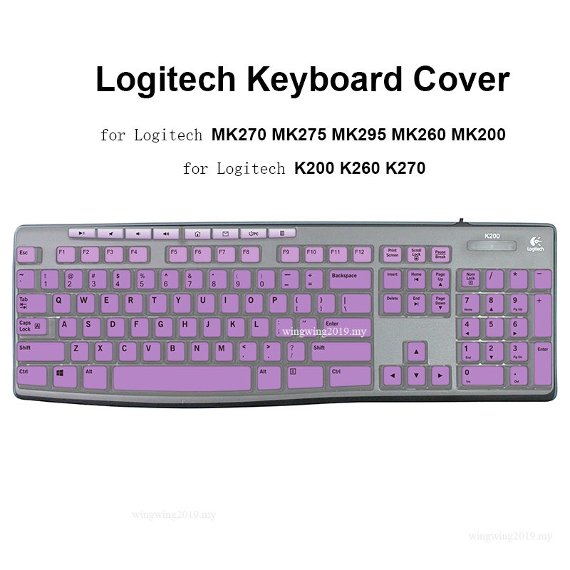 แผ่นครอบคีย์บอร์ด US สําหรับ Logitech MK200 MK270 MK260 MK295 MK275 MK260 Logitech K270 K200 K260