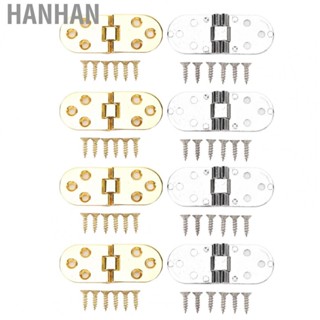 Hanhan Folding Flip Top Hinge  4 Sets 180 Degree Flap Hinge High Strength Professional  for Sewing Machine for Closet for Door for  Desk