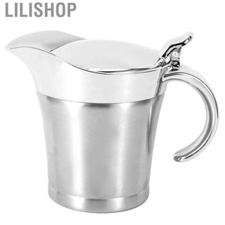 Lilishop Sauce Jug  Double Wall Insulation Gravy Boat  for Family Meals