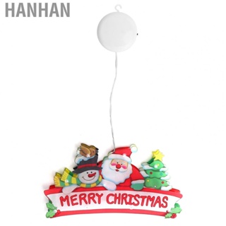 Hanhan Christmas Decoration Lights  Suction Cup Window Hanging Lights For Shop G