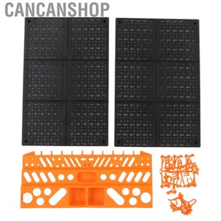 Cancanshop Tool Pegboard Color Coding Tool Storage Board Sturdy 15KG Bearing  24 Hooks for Parts