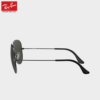 Rayban Ray-Ban Classic Aviator Series แว่นตากันแดด เลนส์สีเขียว สําหรับผู้ชาย ผู้หญิง 0RB3025 W0879 ขนาด 58