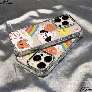 ✅/ins Style เคสโทรศัพท์มือถือนิ่ม กันกระแทก ลายดาวน่ารัก สีเหลือง เรียบง่าย สําหรับ Iphone Apple 128 plus 7max 11 13 14pro YS70