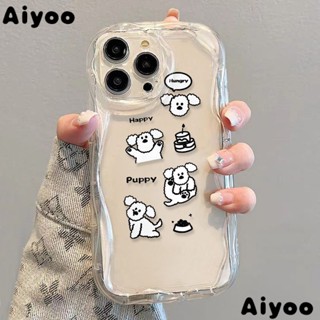 เคสโทรศัพท์มือถือ ป้องกันรอย ลายเค้ก สําหรับ Iphone 14 Xs✅เคสโทรศัพท์มือถือใส แบบนิ่ม ลายลูกสุนัข กันกระแทก สําหรับ Apple 13promax Xr 7 12 8p 11 6JVR