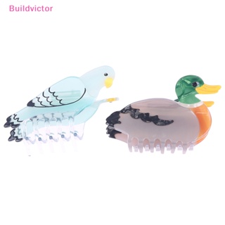 Buildvictor กิ๊บติดผม รูปกรงเล็บนกแก้ว นกยูงน่ารัก