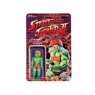 Super7 ฟิกเกอร์แอคชั่น Street Fighter II Blanka 3.75 นิ้ว