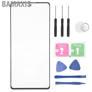 Bamaxis Front Outer Screen Glass  Pretested Front Outer Screen Lens Replacement Rich Content  for Samsung Note 20 for Phone Repairment