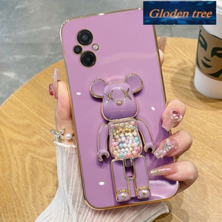 เคสโทรศัพท์มือถือ ซิลิโคนนิ่ม กันกระแทก ลายต้นไม้ Gloden สําหรับ xiaomi poco m4 5g xiaomi poco m5 4g