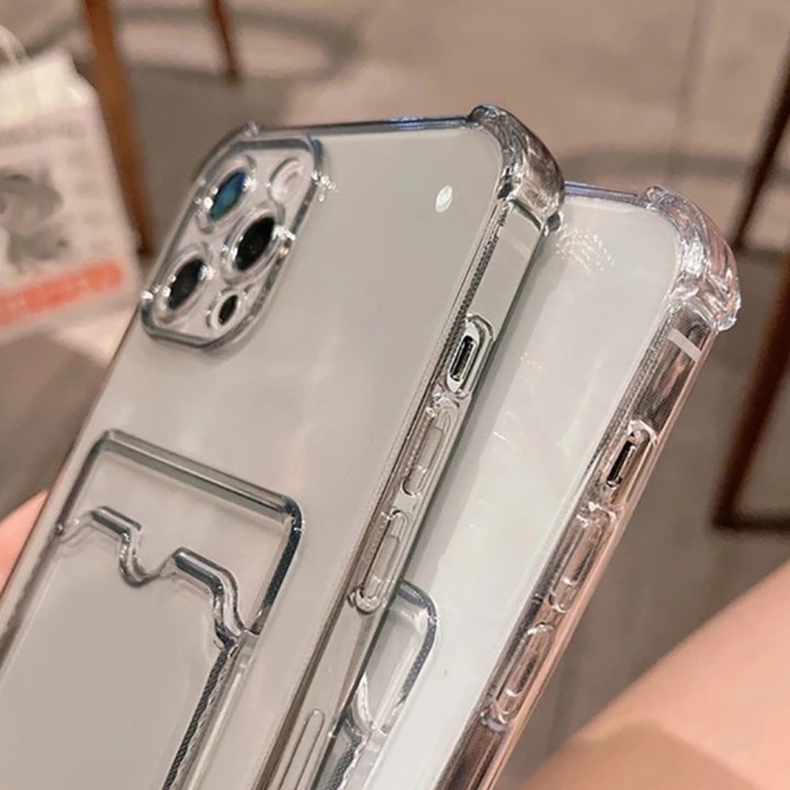 เคส For OPPO A5 Pro A79 A60 A15 A16 A17 A57 A18 A58 A54 A3X Realme Note 50 C11 A3 5G ซิลิโคนซองใส่บัตรรูปถ่ายแบบใสสำหรับ - รูปที่ 6
