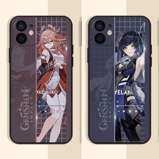 เคส Samsung S21fe S22 ultra S21 ultra S20 ultra S20 Plus S10 Plus S23 ultra Genshin Paimon Yae Miko เคสโทรศัพท์มือถือ