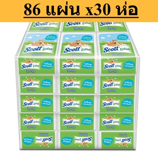 Scott Extra Pop Up Napkin 86 Sheets x 30 Packs.สก๊อตต์ เอ็กซ์ตร้า กระดาษทิชชู่ 86 แผ่น แพ็ค 30 ห่อ  รหัสสินค้า Ce0218dn