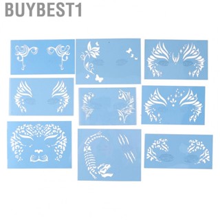 Buybest1 Face Paint Stencils Painting Kit Template Tattoo Stencil Reusable