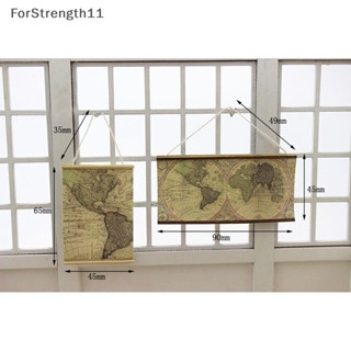 Fo แผนที่จิ๋ว 1:12 อุปกรณ์เสริม สําหรับตกแต่งบ้านตุ๊กตา ห้องนั่งเล่น