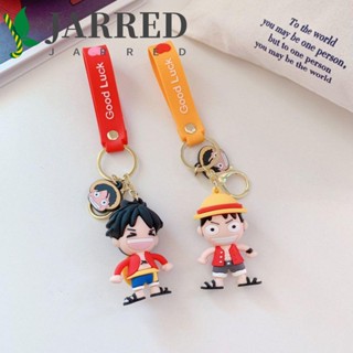 Jarred พวงกุญแจ จี้ฟิกเกอร์ PVC รูปการ์ตูน Luffy Silicon ขนาดเล็ก