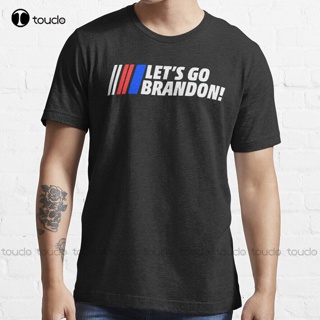 เสื้อยืด พิมพ์ลาย Lets Go Brandon! ขนาดใหญ่ สําหรับผู้ชาย เสื้อยืด พิมพ์ลายดิจิทัล แบบกําหนดเอง สําหรับผู้ใหญ่ ทุกเพศ