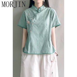 เสื้อแจ็คการ์ด ผ้าฝ้าย และผ้าลินิน สไตล์ใหม่