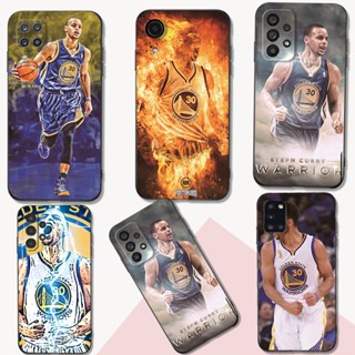 เคสโทรศัพท์ ซิลิโคนนิ่ม tpu ลาย Stephen Curry สีดํา สําหรับ Samsung Galaxy A22 4G 5G A22S A42 5G A12 A10