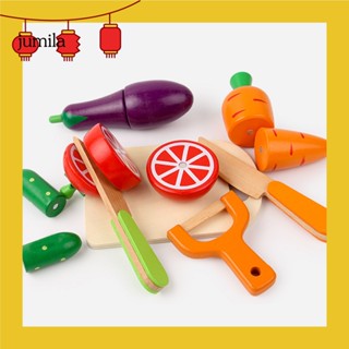 [JU] ของเล่นไม้ แบบพกพา พื้นผิวเรียบ หลากสี เพื่อความปลอดภัย 1 ชุด
