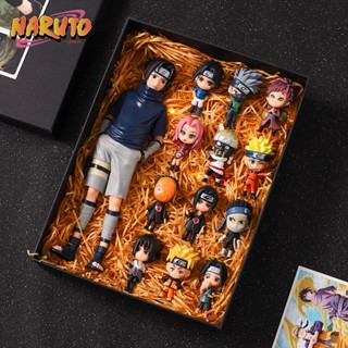 พร้อมส่ง ฟิกเกอร์นารูโตะ Uchiha Sasuke Q Version Naruto Kakashi Sakura สําหรับตกแต่ง