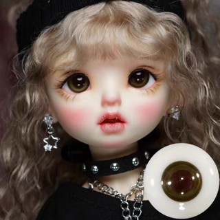 Bjd Eyeball ฟิล์มกระจกธรรมชาติ สีเขียวมะกอก ob11 ขนาดเล็ก 10 มม. 12 มม. 14 มม. 16 มม.