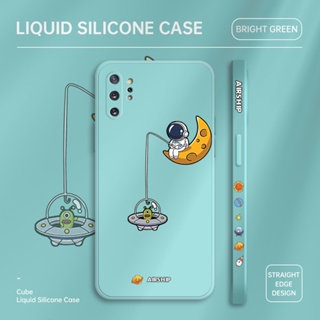 เคสโทรศัพท์มือถือ TPU แบบนิ่ม ลายการ์ตูนนักบินอวกาศ ป้องกันเลนส์ สําหรับ Samsung S23 Plus S23 Ultra Note 10 Plus Note 10 Lite Note 20 Ultra