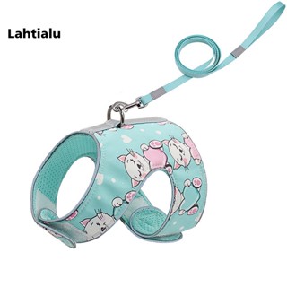 Lahtialu สายจูงสะท้อนแสง ปรับได้ กันหนี สําหรับสัตว์เลี้ยง แมว