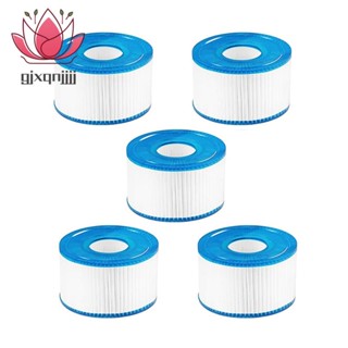 อะไหล่ไส้กรอง PET+Nonwoven ทําความสะอาดง่าย สําหรับ Intex Spa Filter 29001E 11692 Type S1 Hot Tub Filter for Intex PureSpa 28403E 28407E 28443E 5 ชิ้น