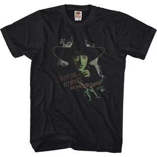 เสื้อยืด พิมพ์ลาย Wicked Witch Of The West Wizard Of Oz สําหรับผู้ชาย