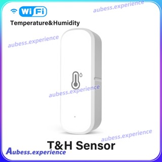 ใหม่ Tuya Smart Temperature And Humidity Sensor Wifi App Remote Monitor Thermometer Smart Home Work With Alexa Google Home experth