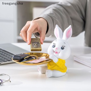 [FREG] ถาดรูปปั้นกระต่าย สําหรับตกแต่งบ้าน ห้องนั่งเล่น