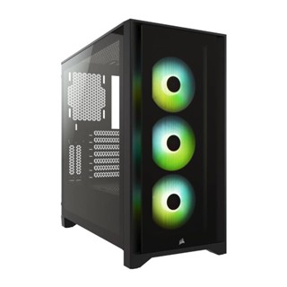 CORSAIR เคสคอมพิวเตอร์ iCUE 4000X RGB TG Black (CC-9011204-WW) ประกัน2Y