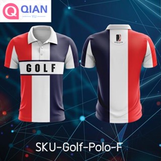 Qianyu เสื้อGolf เสื้อกอล์ฟ เสื้อโปโล POLO เนื้อผ้าเกรดพรีเมี่ยม