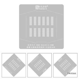 Iwo DDR6 BGA180 ชุดบัดกรีชิปวงจรรวม GPU ฐานแม่เหล็ก BGA ลายฉลุ สําหรับงานเชื่อม