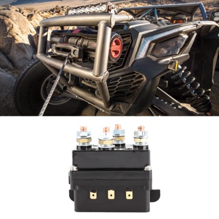 Oobike สวิตช์ควบคุมรีเลย์โซลินอยด์ 12V 500A สําหรับ Atv Utv 8000lb‐12000lb