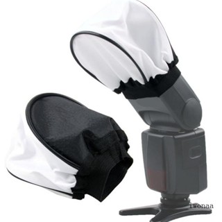 Iwo Speedlite อุปกรณ์เสริมกล้อง DSLR กระจายแสงแฟลช Softbox สีเงิน