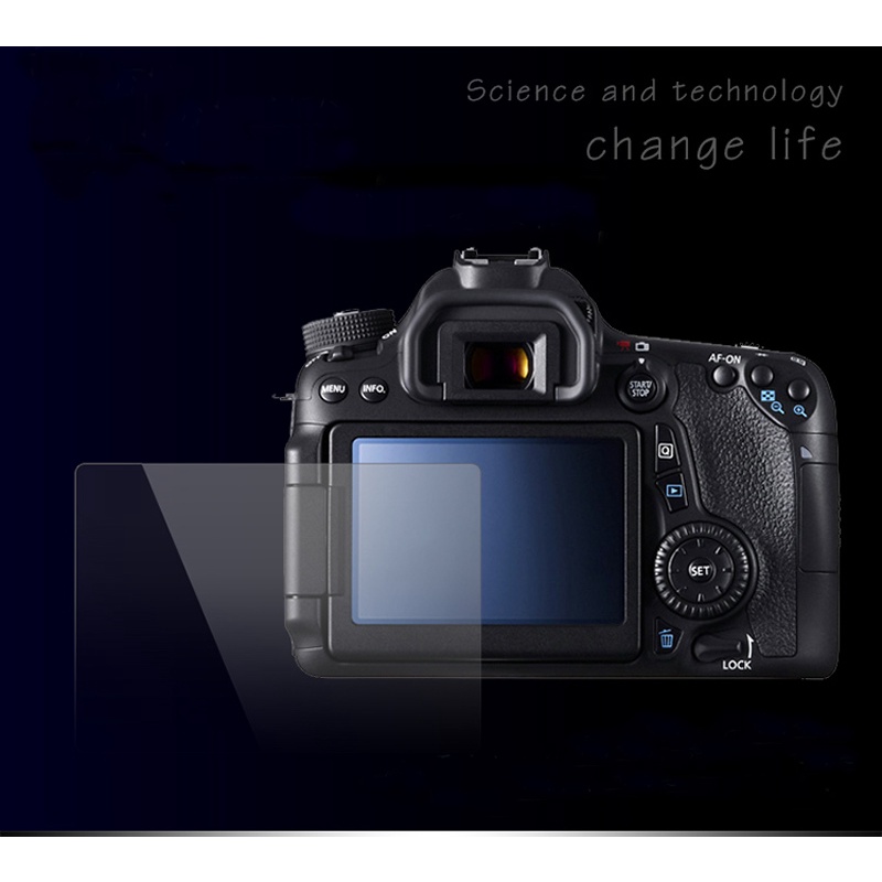 กระจกนิรภัยป้องกันหน้าจอฟิล์มสําหรับ Canon EOS 550D 600D 650D 700D 800D 6D 6D2 5D2 5D3 5D4 7D 7D2