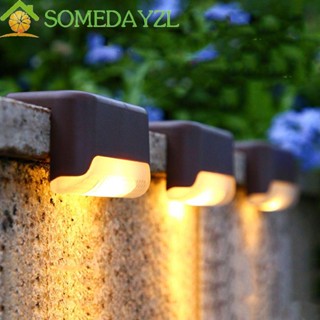 SOMEDAYZL โคมไฟ Led สีขาวอบอุ่น สําหรับตกแต่งสวน รั้ว กลางแจ้ง ​โคมไฟติดผนัง ทางเดิน ลานบ้าน