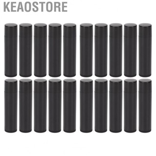 Keaostore Lip Balm Tubes  Empty Container Refillable 20pcs Rotating for Balms Crayon Lipsticks