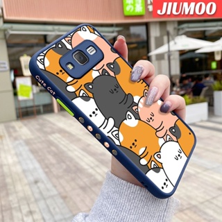 เคสโทรศัพท์มือถือ ซิลิโคนแข็ง บาง กันกระแทก ลายการ์ตูนแมวน่ารัก สําหรับ Samsung galaxy J7 2015 J7 Core J7 Prime J700