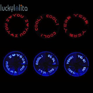 Au วาล์วยางล้อจักรยาน LED กันน้ํา [luckylolita.th]