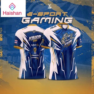 Haishan เสื้อกีฬา เสื้อกีฬาพิมพ์ลาย ลายใหม่GAMING