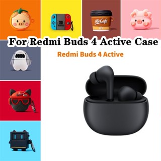 【Trend Front】เคสหูฟัง แบบนิ่ม ลายการ์ตูน สําหรับ Redmi Buds 4 Xiaomi Redmi Buds 4