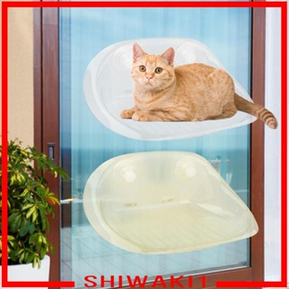 [Shiwaki1] เปลที่นอน แบบปุ่มดูดติดหน้าต่าง สําหรับสัตว์เลี้ยง แมว