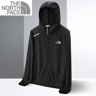 เสื้อแจ็กเก็ต มีฮู้ด ทรงหลวม ลาย The North Face Windbreker แฟชั่นสําหรับผู้ชาย