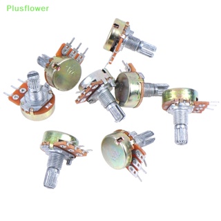 (Plusflower) โพเทนชิโอมิเตอร์ โลหะผสม WH148 1K 2K 5K 10K 20K 250K 500K 1 เมตร 5 ชิ้น